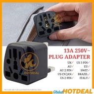 12 SLOTS 13A MULTI ADAPTOR Plug Power Adapter Universal 3 Pin Plug Socket 250V 13A Connector Wall So