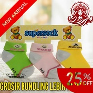 12 Pairs of Winteku Baby Socks - SNI / 0-12 Months Soft Material Baby Socks for Boys and Girls Art F