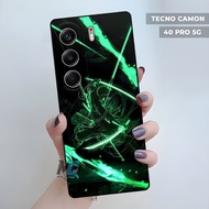 MONTANA CASE SOFTCASE TECNO CAMON 40 PRO 5G MOTIF Zoro TECNO CAMON 40 4G UV PRINTING | FULL COVER FL