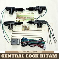 Universal 4-Door Car Central Lock Central Lock Complete Lock Black