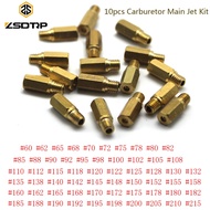 ZSDTRP 10pcs Carburetor Main Jet Kit M5 Main Jet For Keihin OKO/KOSO/PWK/BD/CRS/ FCR/FCR-MAX/PD/PE/ 