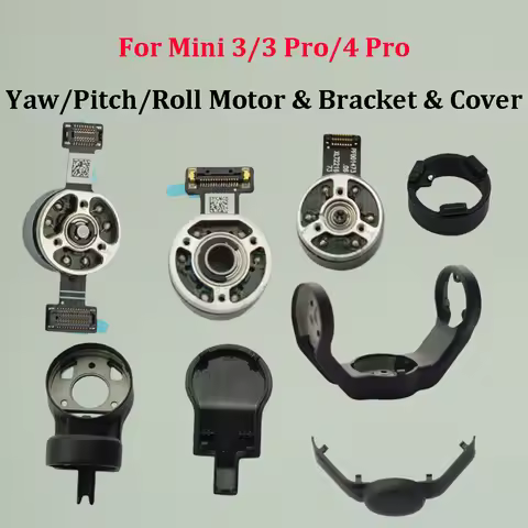 New Pitch/Yaw/Roll Motor Yaw/Roll Bracket Cover for DJI Mini 3/3 Pro/4 Pro Accessories Yaw/Roll Arm 