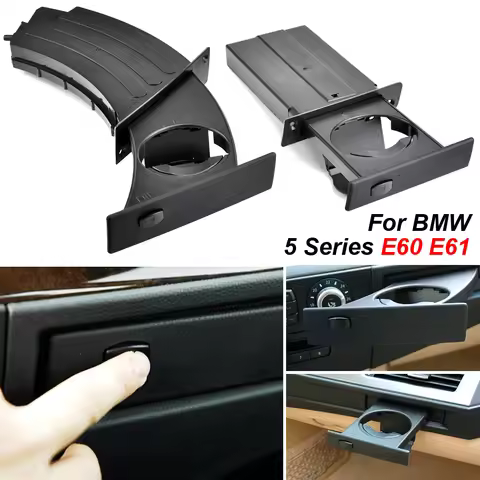 For BMW 5 Series E60 E61 M5 525i 528i 530i 535i 550i 2004-2010 Car Front Center Console Water Cup Dr