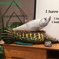 MXGOODS Simulation Fish Plush Pillow, Perch Grouper Cartoon Fish Plush Toy, Creative Stuffed Lovely 