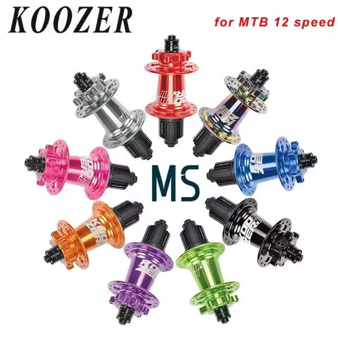 Koozer XM490pro MS 28H 32H 36 Holes Rear MTB Bicycle Hub 5x135 10x135 QR 12x142 THRU Micro Spline 12