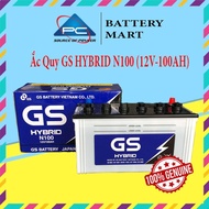 Water Battery 12V-100Ah, GS HYBRID N100 Car Battery