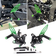 Motorcycle CNC Aluminum Adjustable Rearset Rear Set Footrest Foot Pegs For ZX-4R ZX-4RR ZX4R ZX4RR Z