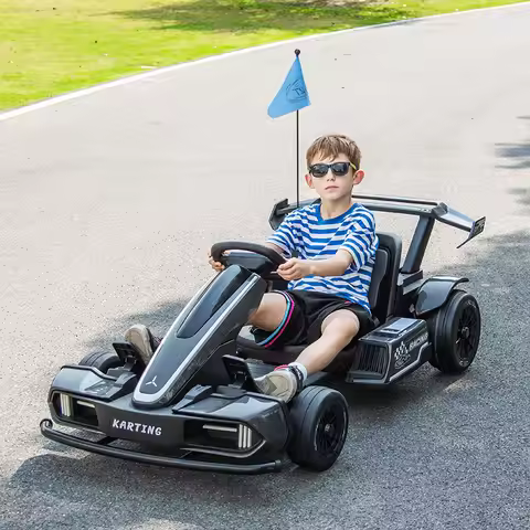Children Adult electric go kart rechargeable four-wheel electric go kart Racing Car