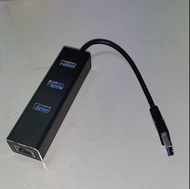 SILVERSTONE 銀欣 EP04 3埠 USB 3.1 RJ45 外接網路卡