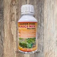 CALCI MIX 500 ML / PUPUK CALSIUM CAIR PLUS MAKRO MIKRO Mengandung Bahan Perata Dan Pestisida/Pupuk Kalsium cair 500 ml/calsus cair/pupuk calsium susu cair/pupuk cair kalsium susu calsus/ pupuk cair calsium km plus susu 500 ml /Calsus/ anti rontok dan layu