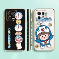 Cartoon Doraemon Cat Lovely Girl Side Printed E-TPU Phone Case For XIAOMI POCO F4 F3 M5 M4 X5 X4 X3 C40 F5 F1 REDMI K50 K40 NOTE 12 11 10 S GT PRO PLUS NFC Gaming Turbo 5G