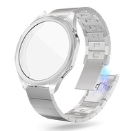 jansin สาย + เคส สําหรับ huawei Watch GT 4 46 มม แม่เหล็ก สายนาฬิกาข้อมือสเตนเลส พร้อมเคส huawei Wat