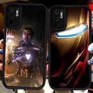Black Casing for Xiaomi Redmi Note 11 10 SE 11s 10s 11T 10T Pro 5G H119 Iron Man