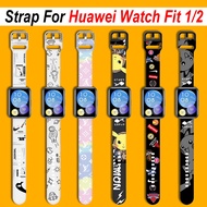Silicone Strap Bracelet Band Accessories for Huawei Watch Fit 2 3 / Huawei Watch Fit Special Edition