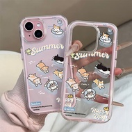 Fancy Swimming DogGirl Case hp Vivo Y19S Pro Y400 Y29 5G V60 V40 V50 Lite Y17S Y21S Y21T Y18 Y20S Y2