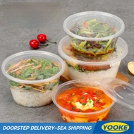 YOOK 25ML/500ML/1000ML/3000ML/4800ML Disposable round Food Container / container / Plastic Storage /