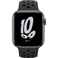 JAM PRIA APPLE WATCH SERIES SE GPS 44 MM NIKE BLACK GREY ORIGINAL