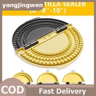 YANGWEN 3-in-1 Tortilla Sealer, Tacos Tortilla Crimper Maker, Adjustable Size, For 6"-10" Crust, Mak