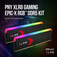 PNY 32GB Kit (2x16GB) XLR8 Gaming DDR5 RGB 6000MHz CL30 RAM