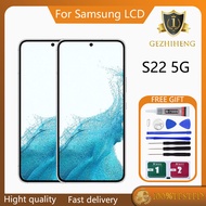 Original AMOLED Samsung Galaxy S22 5G LCD Display Touch Screen With Frame Replacement