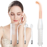 High Frequency Electrode Wand Facial Skin Care Spa Massager Device For Body/Neck/Hair/Face