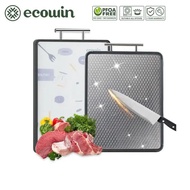 Ecowin 316 Stainless Steel & PP Cutting Board Double Sided for Kitchen Large Chopping Board for Meat