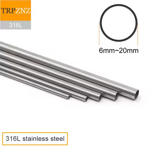 316L stainless steel tube BA pipe OD6mm to 20mm seamless Bright Annealed tube Sanitary pipe laborato
