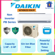 [Delivery in Klang Valley] Daikin Wall Mounted Air Conditioner 1HP/1.5HP/2HP/2.5HP/3HP with Built in Wifi &amp; Gin-Ion Filter(Non Inverter)(FTV-PB series)