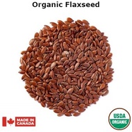 1 Kg (WHOLSALE PRICE INBOX US) Premium Organic Flaxseed Product From Canada  (BROWN)