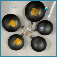 Domestic non-stick carbon steel pan has not been tempered