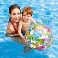 Ombak9 Intex Lively Print (Pineapple) Inflatable Beach Ball 51-cm / 20-Inches for Children Age 3+ (W