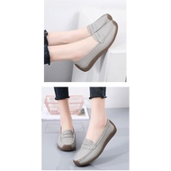 Flat Soft fashion Peas cod with Mother Leather Shoes Shoes Shoes Beef Tendon 2025 Hundred Ladies Spr