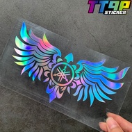Sticker cutting WINGS VERSYS YAMAHA variasi body motor