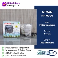 Atman HF-0300 HANG-ON BACK FILTER HANGING FILTER HANGING HOB AQUARIUM