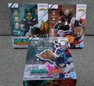 全新未拆 現貨 共三盒 代理版 SHF 我的英雄學院 綠谷出久 & 爆豪勝己 + 強化特效配件包