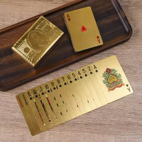 Plastic Poker Deck Professional Poker Deck Playing Cards Classic Carte Waterproof Game Card Cool Pla