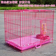 Large Dog Foldable Dog Cage Bold Dog Cage Rabbit Cage Cat Cage Pet Dog Teddy Dog Cage Medium Small