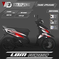 YAMAHA 0670 Striping Stickers GT Variationyamaha mio