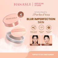 Hanasui Perfect Fit Set Powder - Contains UV A+UVB protection and vitamin E fine loose Powder