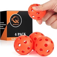 Qyntelix Mini Training Pickleball Balls - Quiet Indoor Practice Pickle Ball for Quick Reaction,Paddl