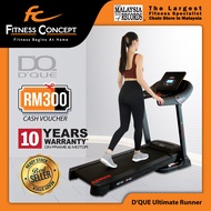 Fitness Concept: DQUE Ultimate (4 Real HP Treadmill 20kmph 140kg max user weight  Auto incline 10 years Warranty on Frame &amp; Motor) [Online Exclusive]
