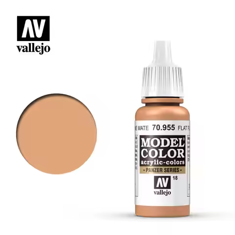 Vallejo Acrylic paints AV 70955 018 Carne Mate Flat Flesh colors Model Coloring Water-Based Hand Pai