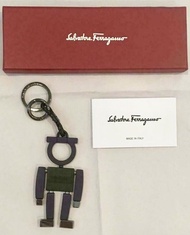 Salvatore Ferragamo Robot Keyring Blue鑰匙圈 包包吊飾#24夏時尚