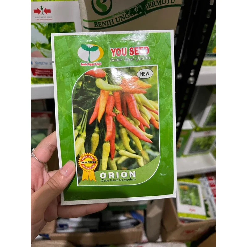 promo isi 100 butir benih cabe rawit Orion cabe rawit dompolan super