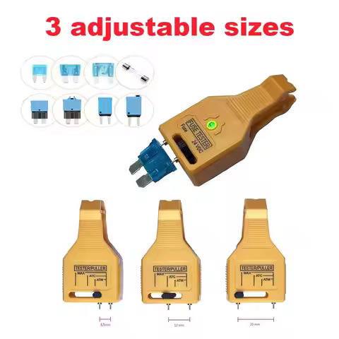Car Fuse Tester,Fuse Continuity Tester,Fuse Detection Extractor, Universal DC24 Car Inspector Disass