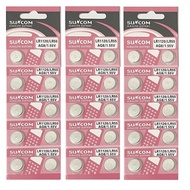 [SG] [30 Pieces] SUNCOM AG8 SR1120SW LR1121 LR55 391 Alkaline Button Battery