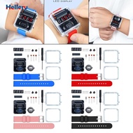 [Hellery] DIY Electronic Watch Kit Multiuse Innovation Soldering Project Science Education