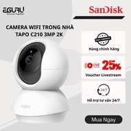Tapo C210 3MP Indoor Wifi Camera + SanDisk Ultra Memory Card 32GB / 64GB / 128GB -