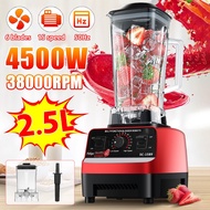 4500W 2.5L 38000RPM Heavy Duty Blender Electric Mixer Juicer Food Processor Ice Smoothies Crusher