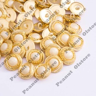 2.1cm gold button / Gloria gold